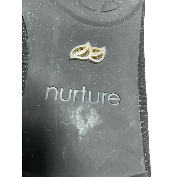 Nurture Gabbey Shoes Womens Size 7.5M Black Leather Comfort Loafer Flats Tassels - Picture 10 of 10